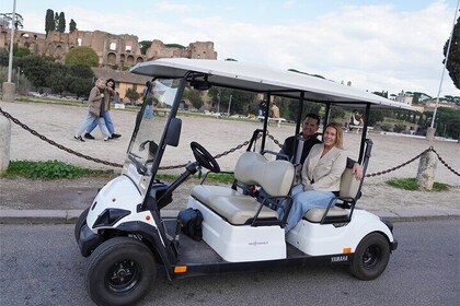 Rome Highlights (Night) Tour by Electric Golf Cart