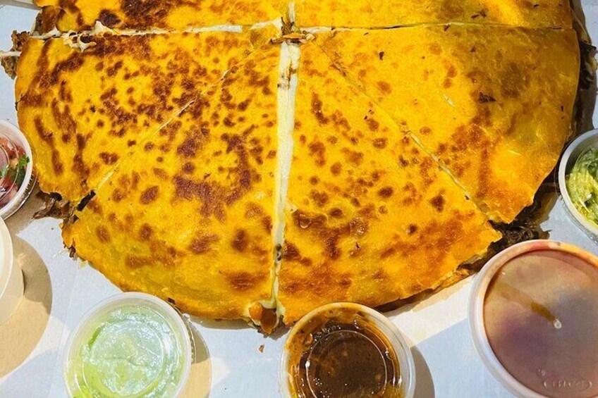 Birria Quesadilla with Toppings