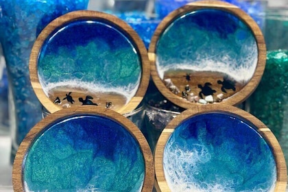 Siesta Key Resin Coaster Workshop