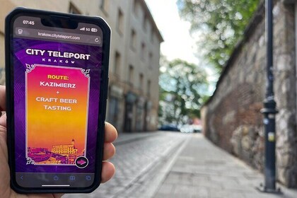 Kraków Kazimierz City Tour Game with Craft Beer Tasting