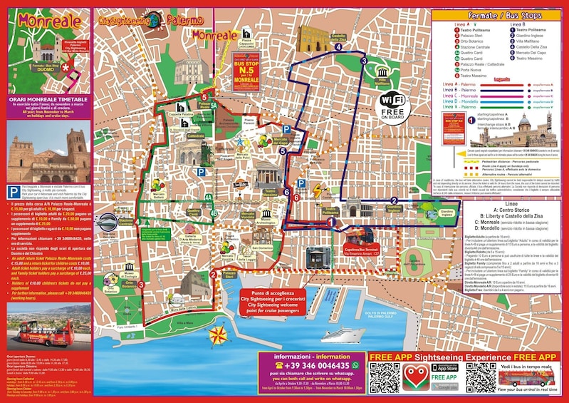 City Sightseeing Palermo Hop-on Hop-off Bus Tour