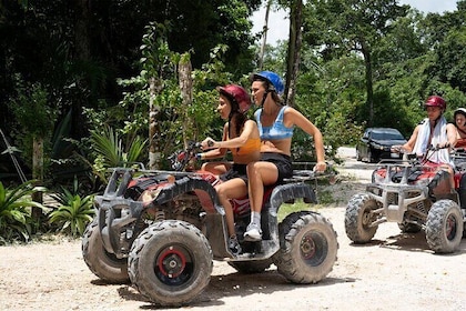 Cenote, Ziplines and Shared ATV from Playa del Carmen