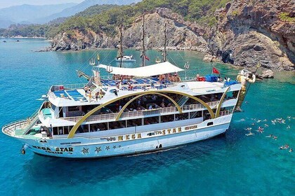 Kemer Boat Tour from Antalya with Swim,Foam Party&Lunch Included