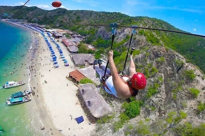 Full Canopy Tour with Playa Blanca More Lunch