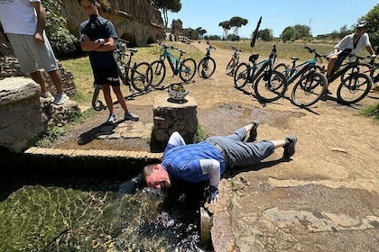 Half Day E Bike Tour of Via Appia with Catacombs and Lunch