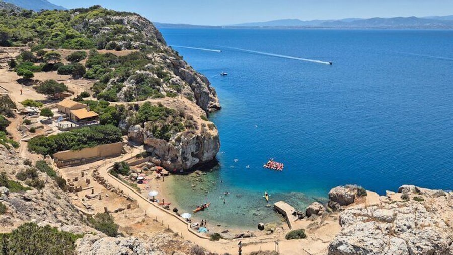 Loutraki Kayaking Tour Temple of Hera From Lake to Sea