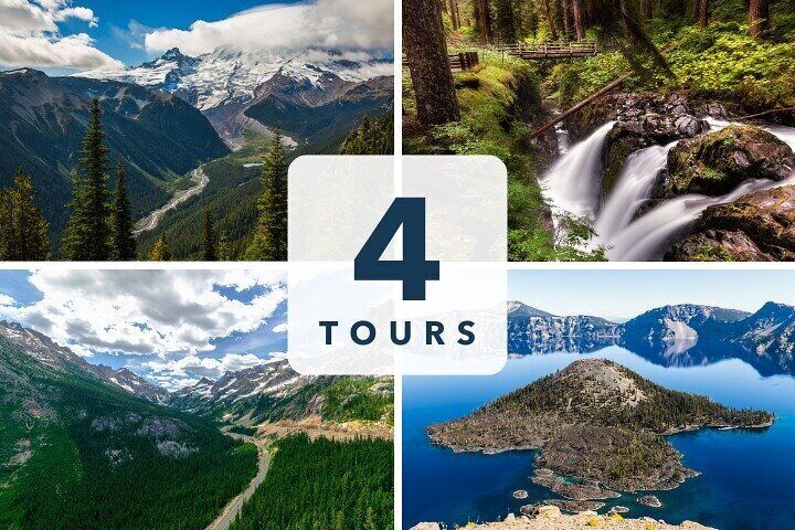 Pacific Northwest Bundle – 4 Self-Guided National Park Tours