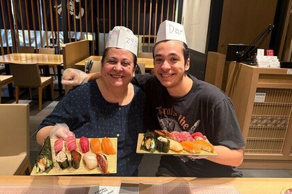 Sushi Making Class and Fish Filleting Course in Ginza, Tokyo