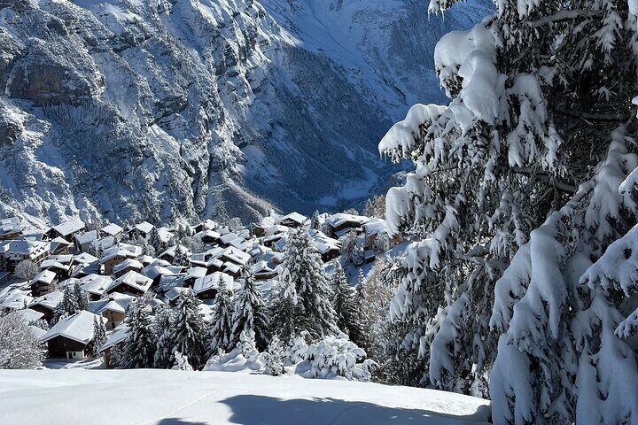Mürren: Snowshoe & Raclette Adventure
