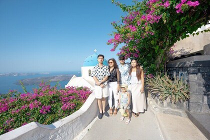 Family Photo Shoot in Santorini