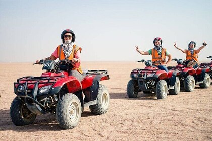 Private Half Day Quad Bike Safari Tour with Dinner from Hurghada