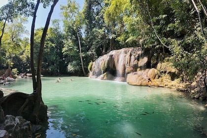 Kanchanaburi Tour: Erawan Waterfall and Death Railway
