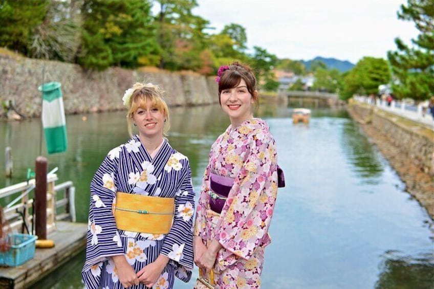 Private Kimono Elegant Experience in the Castle Town of Matsue