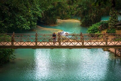 Luang Prabang Mountain Trek to Kuang Si Waterfall with Lunch