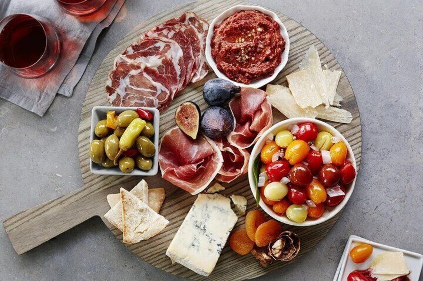 Finger food plate