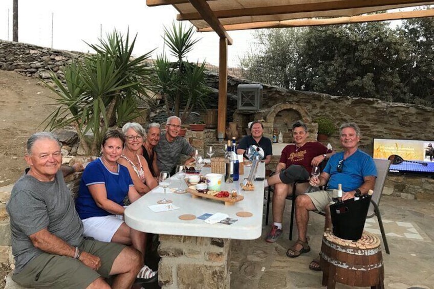 Wine Tasting and Tour in Saint Anna Winery in Naxos