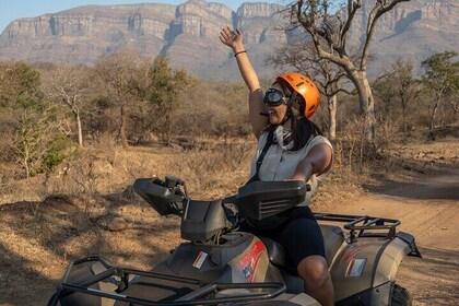 1 Hour Quad Bike Safari Adventure and Zipline