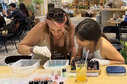 DIY Resin Art in Hanoi Light Up Photo Frame