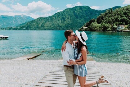 Professional Holiday Photography Session in Varenna Lake Como