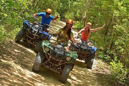ATV with Ziplines and Cenote From Cancun