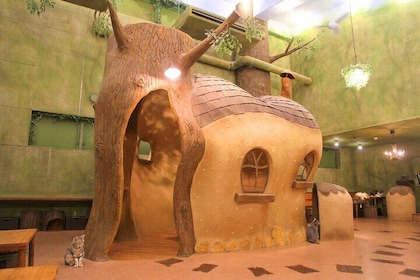 Tokyo Cat Café in Kichijoji - Forest Themed