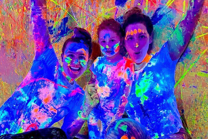 Ultimate UV Paint Party in Maleny for Ages 18 months and above