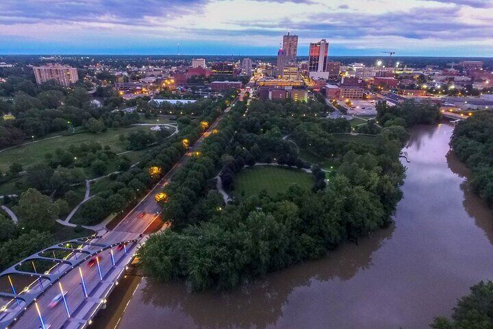 Fort Wayne Art Walk Color Coated Mural Maze