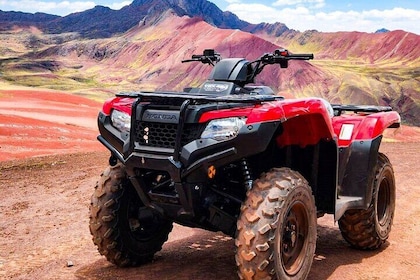 Red Valley and Rainbow Mountain quad bike Adventure from Cuzco