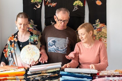 Turn Antique Kimono into Take-Home Interior Art