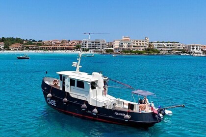 Private Tour with Historic Tugboat: Tavolara, Molara, Dolphins