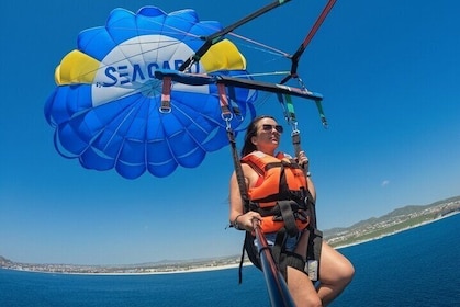 Los Cabos Parasailing Adventure Skybound over Cabo San Lucas Bay