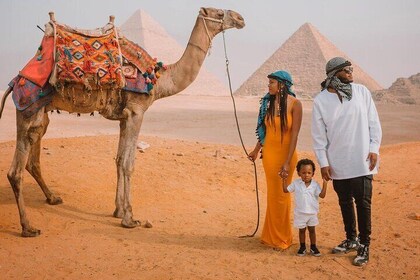 Sunset or Sunrise or anytime Camel Ride around Giza Pyramids