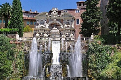 Private 8 Hour Tour in Tivoli Villas and Gardens from Rome