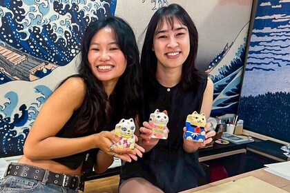 Create Your Own Maneki-Neko Piggy Bank Workshop in Hiroshima