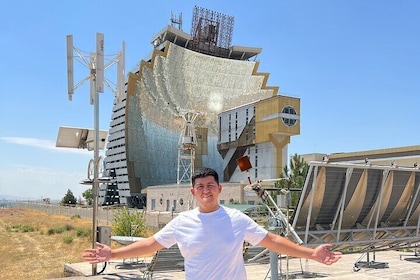 Day trip with John to Solar Furnace & Heliocomplex institute