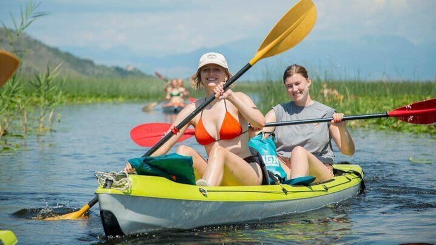 Skadar Lake Individual Kayaking Hidden Canals and Swimming