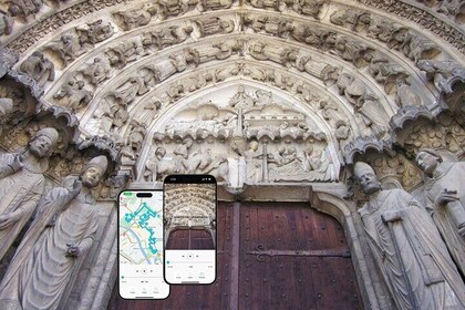 Chartres walk of Cathedral Churches and World War Heros with App