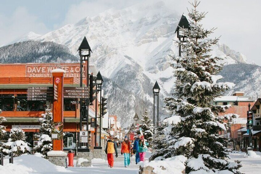 Winter Banff Town