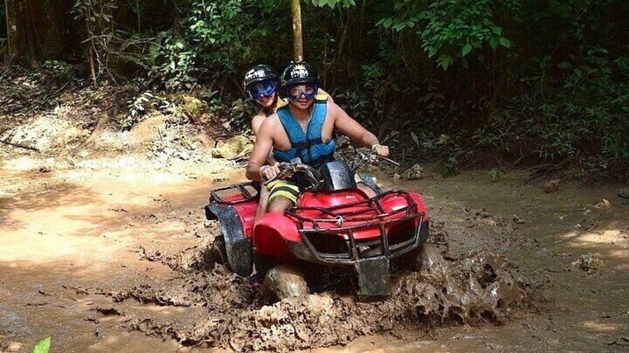 Ride ATVs Zipline and Explore 2 Hidden Cenotes