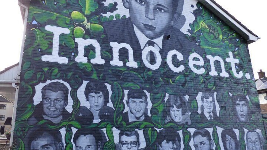 Bloody Sunday mural.