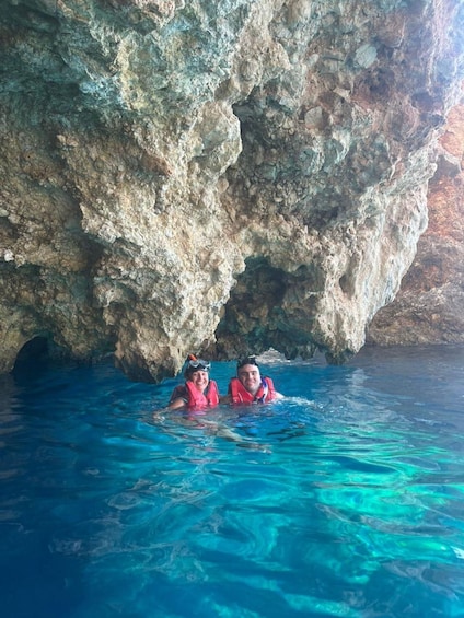Picture 8 for Activity Lefkada: Blue Cave Kayak Tour with a Taste of Greece