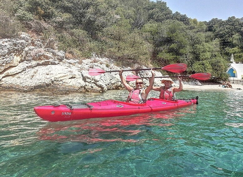 Picture 20 for Activity Lefkada: Blue Cave Kayak Tour with a Taste of Greece