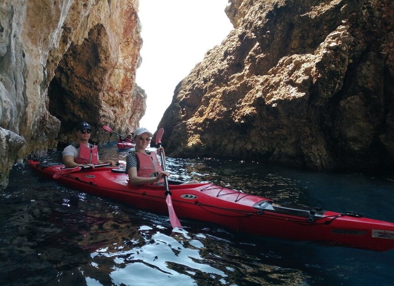 Picture 21 for Activity Lefkada: Blue Cave Kayak Tour with a Taste of Greece