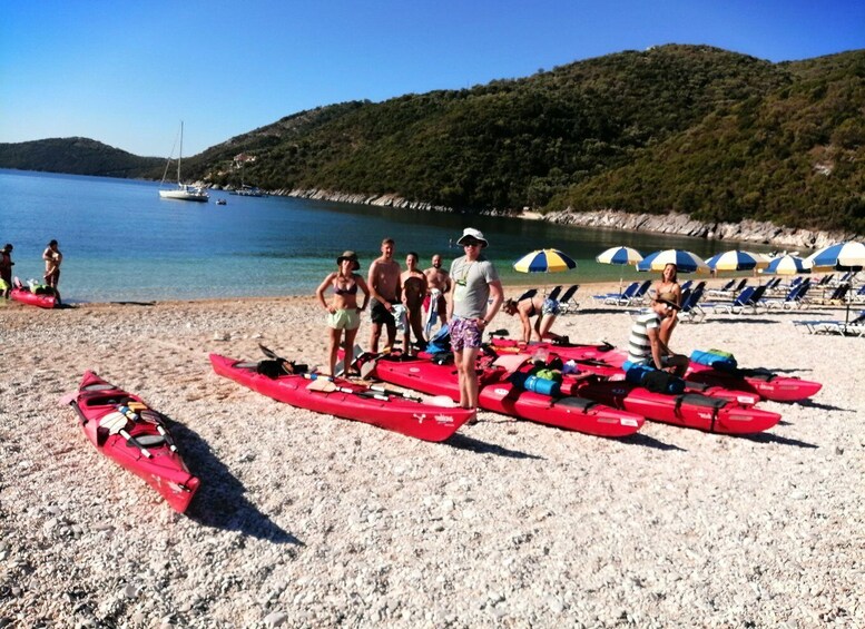 Picture 7 for Activity Lefkada: Blue Cave Kayak Tour with a Taste of Greece