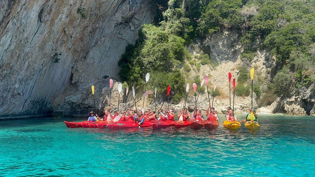 Picture 14 for Activity Lefkada: Blue Cave Kayak Tour with a Taste of Greece