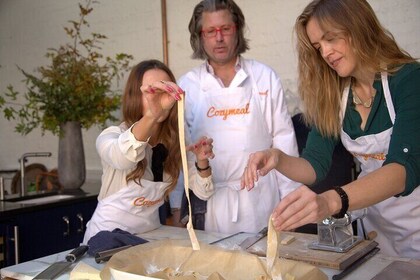 Vegan Pasta Making Class With Sea Views and Wine (3-Course Meal)