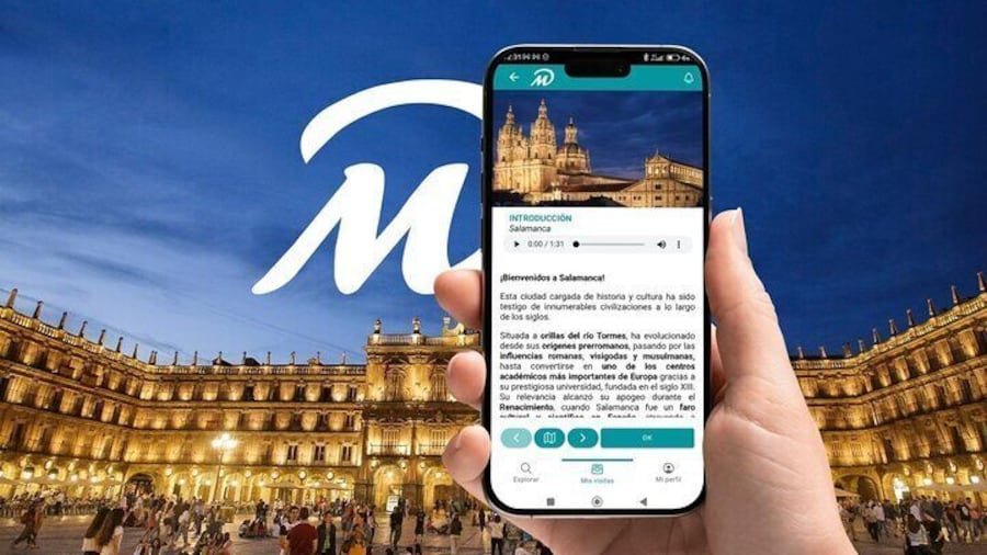 Visit Salamanca at your own pace, without groups or schedules. With your mobile
