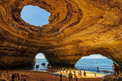 Algarve private day tour from Lisbon with benagil cave boat ride