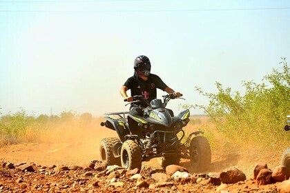 Agafay Desert Sunset Quad Ride, Dinner & Fire Show from Marrakech
