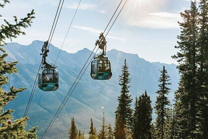 Banff Gondola Upper Hot Springs & Top 3 Lakes Tour from Calgary